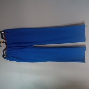 Women's Heart And Soul Royal Blue Scrub Pants Size XS Petite